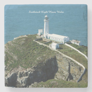 Southstack Leuchtturm Wales. Steinuntersetzer