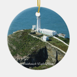 Southstack Light House Wales. Keramikornament