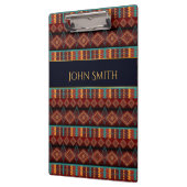 Southvestern geometrisches Muster ethnischer Klemmbrett (Links)