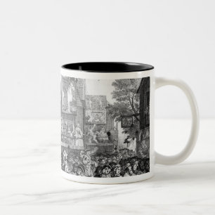 Southwark angemessen, 1733 zweifarbige tasse