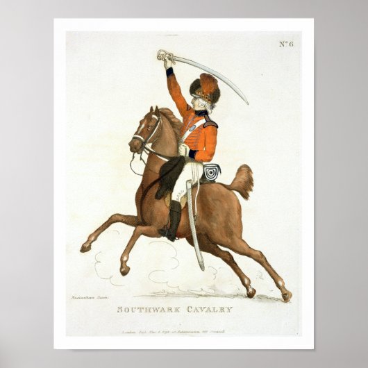 Southwark Cavalry Volunteer, plate 6 from 'Loyal V Poster (Vorne)