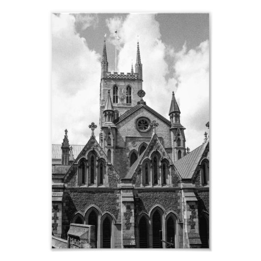 Southwark Kathedrale, London Foto Print (Vorne)