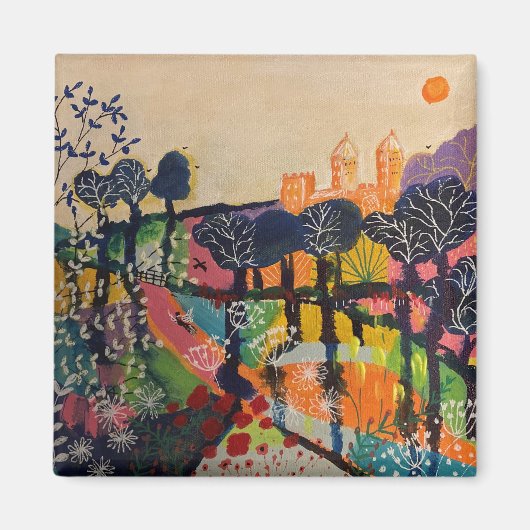 Southwell Minster von Palace Gardens Magnet (Vorne)