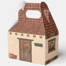 Southwest Adobe and Terracotta Tile House Design Geschenkschachtel