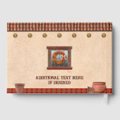 Southwest Adobe Hacienda Personalized Gästebuch (Rückseite)