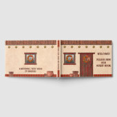 Southwest Adobe Hacienda Personalized Gästebuch (Voll)