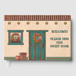 Southwest Adobe Hacienda Personalized  Gästebuch