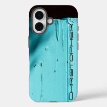 Southwest Art Turquoise Door, Personalisierter Nam