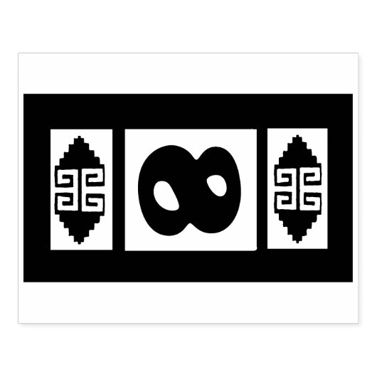 Southwest Aztec Large Briefmarke Tool Gummistempel (Prägung)