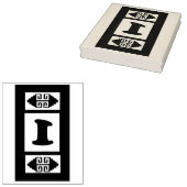 Southwest Aztec Large Briefmarke Tool - Nummer 1 Gummistempel (Stempel)