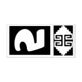 Southwest Aztec Nummer 5 Design Stempel (Prägung)
