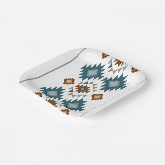 Southwest Baby Dusche Party Teller (Gewinkelt)