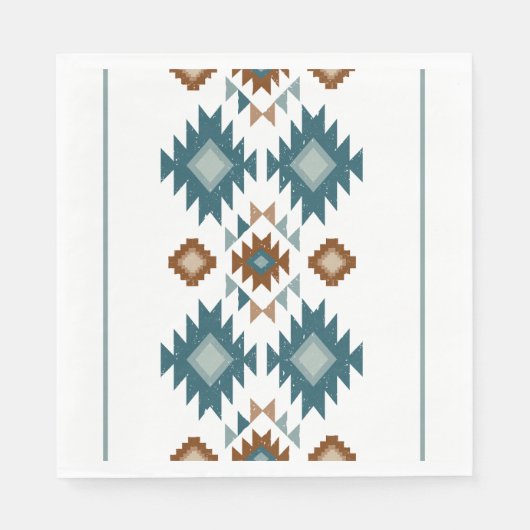 Southwest Baby Showpapier Napkins Serviette (Vorderseite)