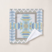 Southwest Blues Indian Blanket Art Design Badhandtuch Set (Waschlappen)