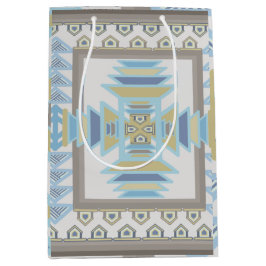 Southwest Blues Indian Blanket Art Design Mittlere Geschenktüte