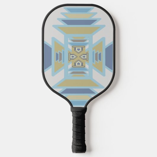 Southwest Blues Indian Blanket Art Design Pickleball Schläger (Vorderseite)