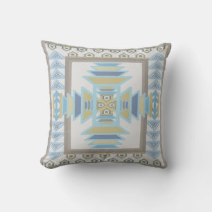 Southwest-Blues Indian Blanket Kunst Design Kissen