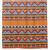 Southwest Boho Native Style Pattern Duschvorhang (Vorderseite)