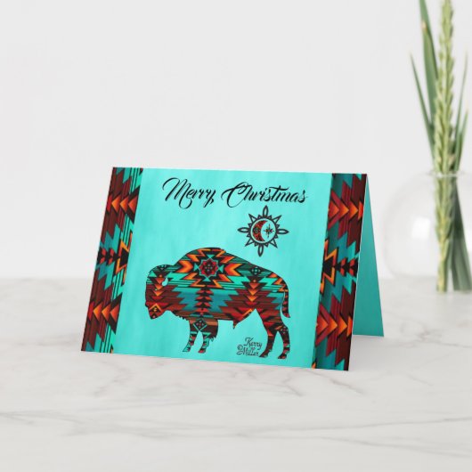 Southwest Buffalo Ferienkarte Feiertagskarte (Vorderseite)