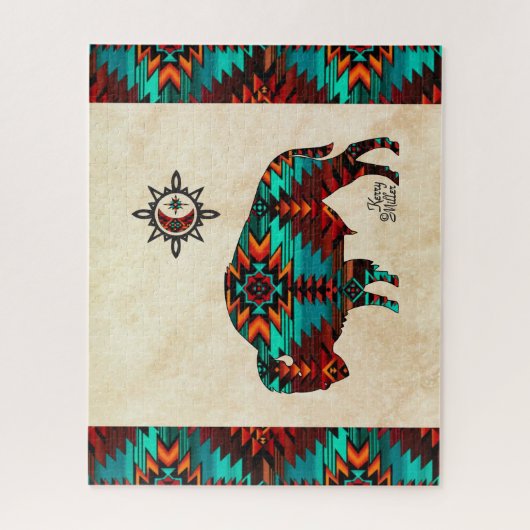 Southwest Buffalo Jigsaw Puzzle (Vertikal)