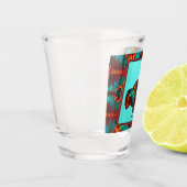 Southwest Buffalo Shot Glass Schnapsglas (Links)