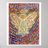 Southwest Cancer Angel Art Print (White Edge) Poster (Vorne)