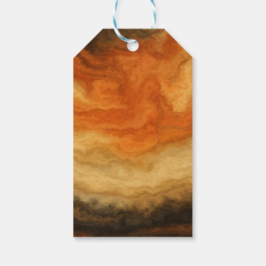 Southwest Canyon Colors Natural Earth Custom Geschenkanhänger (Rückseite)