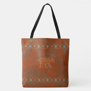 Southwest Canyons Bobcat Petroglyph Tasche