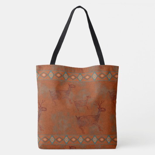 Southwest Canyons Elk Petroglyph Tasche (Rückseite)