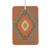 Southwest Canyons Geometric Diamond Custom Initial Autolufterfrischer (Vorderseite)