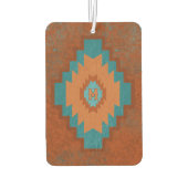 Southwest Canyons Geometric Diamond Custom Initial Autolufterfrischer (Rückseite)