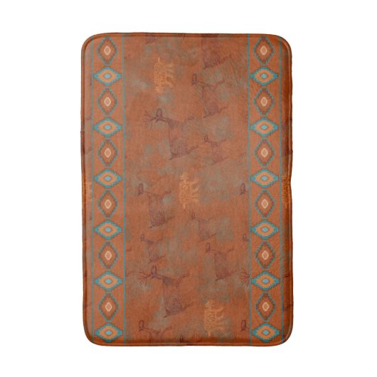 Southwest Canyons Petroglyph Badematte (Vorderseite Vertikal)