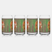 Southwest Chile Ristra Wreath on Wood Personalized Dosenglas (Links)