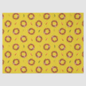 Southwest Chile Ristra Wreaths and Peppers Pattern Seidenpapier (Vorderseite)