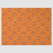 Southwest Chile Ristra Wreaths and Peppers Pattern Seidenpapier (Vorderseite)