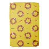 Southwest Chile Wreaths and Peppers Customizeable Badematte (Vorderseite Vertikal)