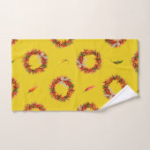Southwest Chile Wreaths and Peppers Customizeable Badhandtuch Set (Handtuch)
