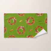 Southwest Chile Wreaths and Peppers Customizeable Badhandtuch Set (Handtuch)