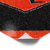 Southwest Dancing Kokopelli Design Poster (Ecke)