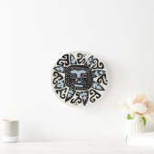 Southwest Del Sol Wall Clock - Tribal Decor Clock Runde Wanduhr (Zuhause)