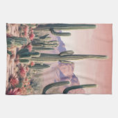Southwest Desert Cactus Scene Geschirrtuch (Horizontal)