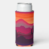 Southwest Desert Sunset Cooler  Selters Dosenkühler (Seltzer Vorderseite)
