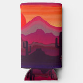 Southwest Desert Sunset Cooler  Selters Dosenkühler (Rückseite)