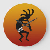 Southwest Design Kokopelli Große Wanduhr (Vorderseite)