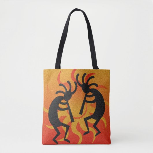 Southwest Design Kokopelli Tribal Sun Tasche (Vorderseite)