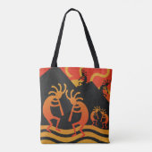 Southwest Design Kokopelli Tribal Sun Tasche (Rückseite)