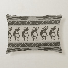 Southwest Design Tribal Dancing Kokopelli Zierkissen