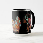 Southwest Feathers Kokopelli Tasse (VorderseiteRechts)