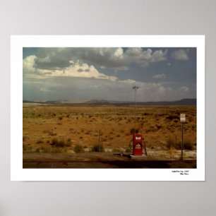 Southwest Gas Pump 1980 Fotografie  Poster