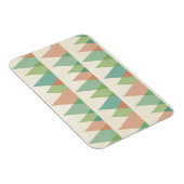 Southwest Geo Step | Aquamarine Dreiecke und Koral Magnet (Rechte Seite)